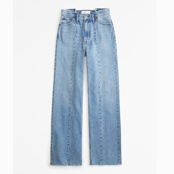 Abercrombie 90s Relaxed Jean High Rise NWT - Picture 1 of 5
